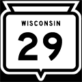 Wisconsin State Trunk Highway Marker 1960s